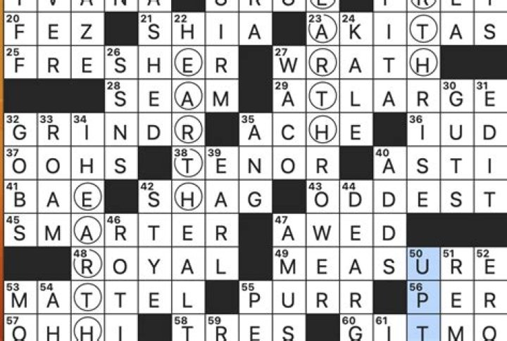 Fern’s seed crossword clue NYT