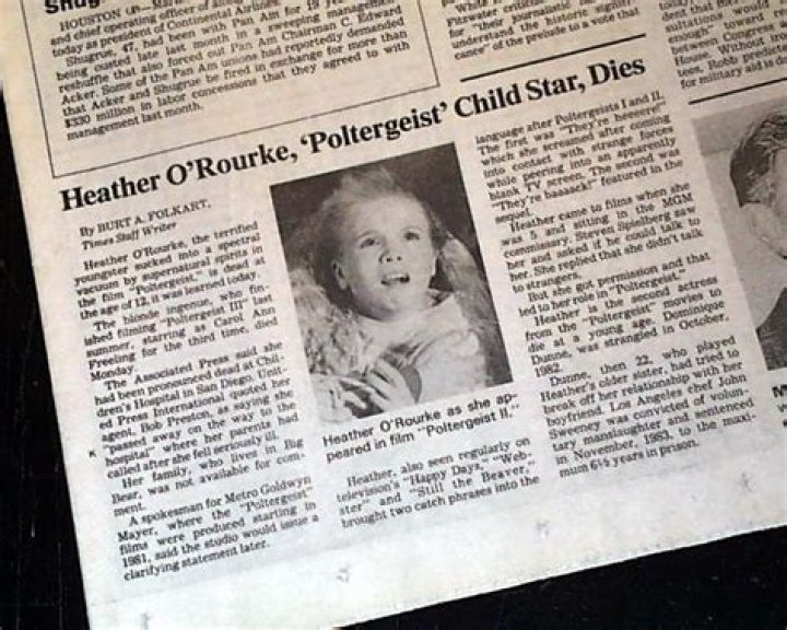 Heather O’Rourke - BlogPaper