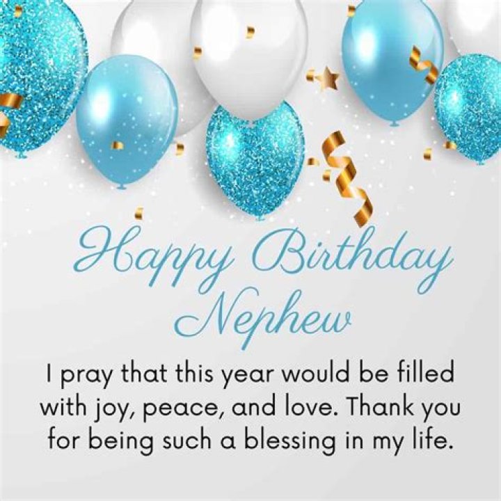Prayers For A Nephew's Birthday