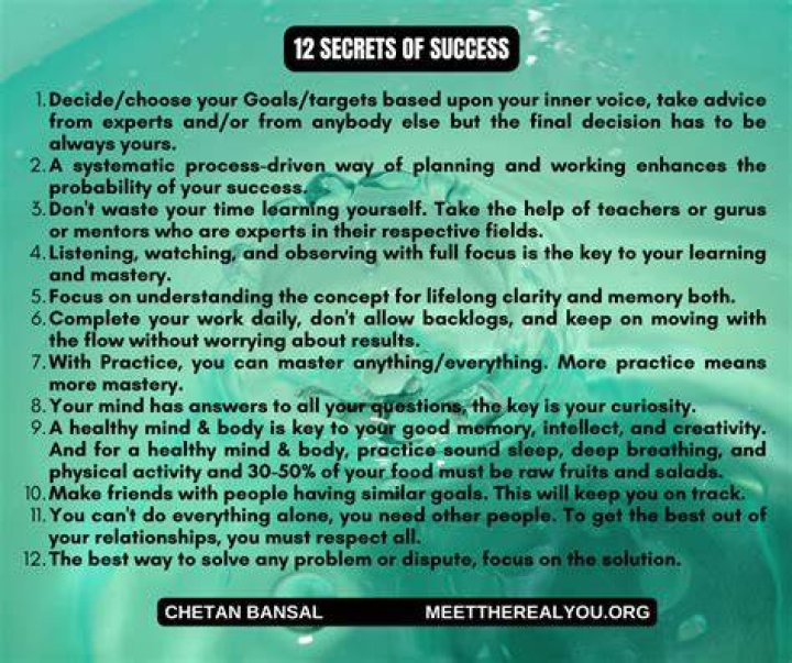 Secrets, Success, And Inspiring Insights
