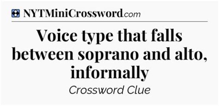 Soprano Fleming NYT Crossword Clue